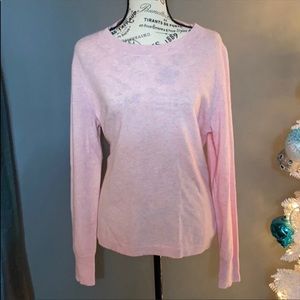 100% light pink cashmere sweater - J. crew
